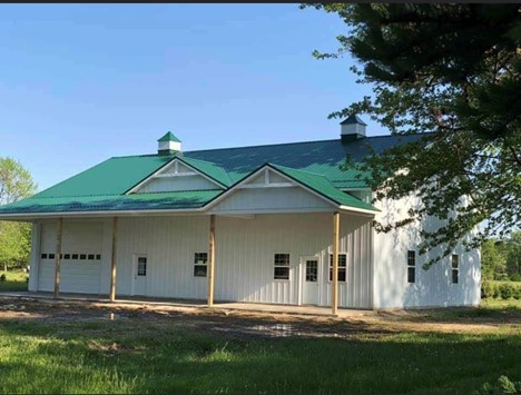 a pole barn in Ohio