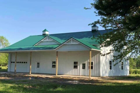 a pole barn in Ohio